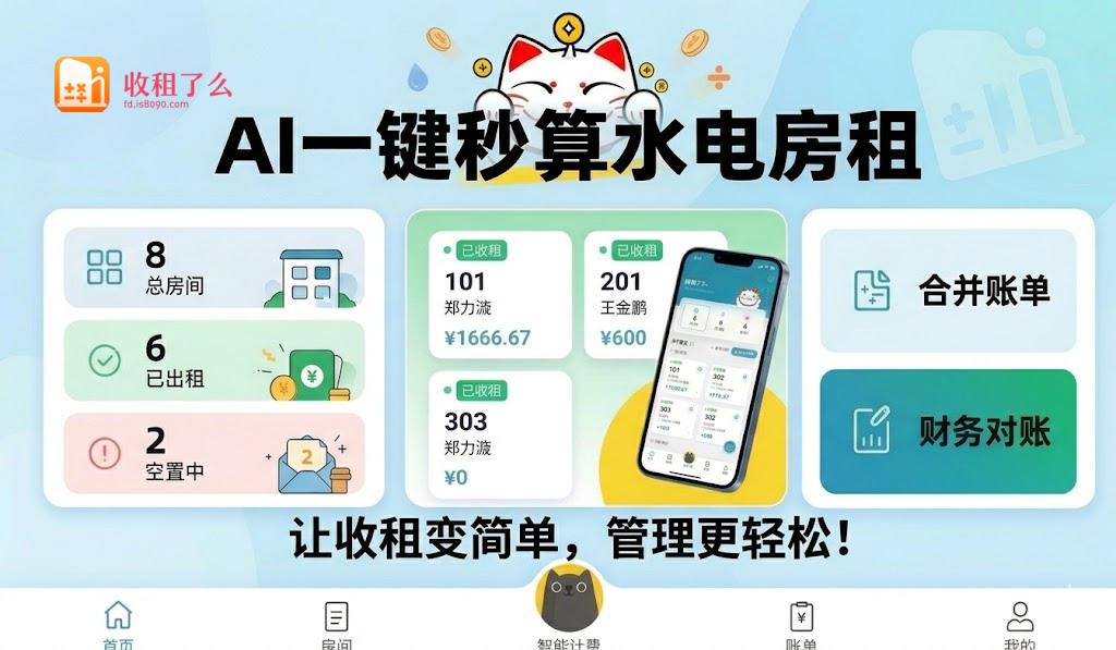 收租了么-AI一键秒算水电费